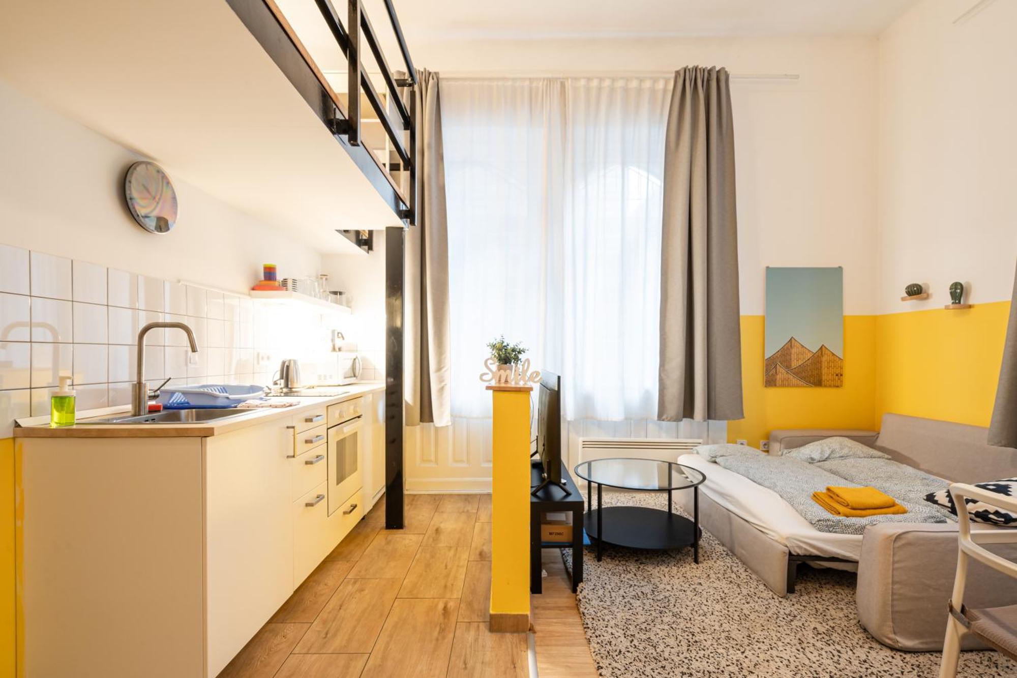 Charming Studio In The Heart Of The Jewish Quarter W41 Yellow Appartement Boedapest Buitenkant foto